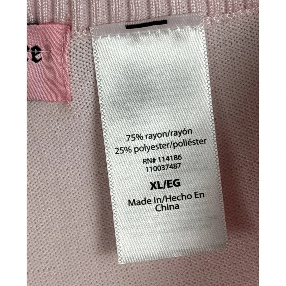 Juicy Couture Pink Knit Sweater Hoodie & Pants Set‎ Outfit Sz XL Lounge Y2k 90's